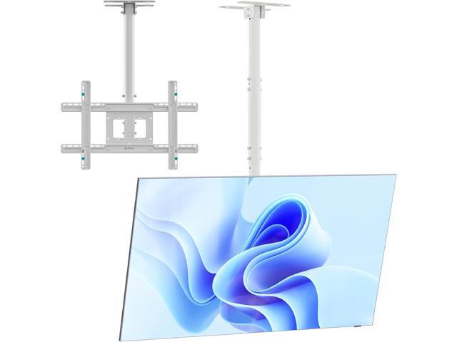 ONKRON Ceiling TV Mount for 32-80 Inch Screen up to 150 lbs, Height Adjustable Mount with Swivel and Tilt, VESA 100x100-600x400, Full Motion...
