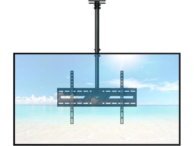 monTEK Ceiling TV Mount for 37-86 inch Flat Screen Displays, Hanging Adjustable Ceiling TV Bracket Fits Most LCD LED OLED 4K TVs, Pole Ceiling...
