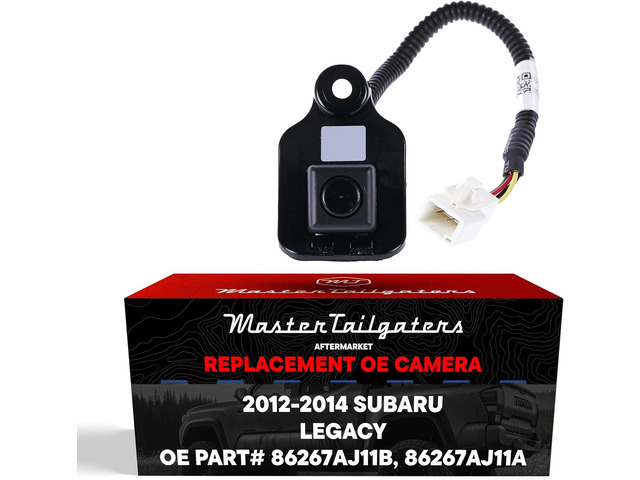 Master Tailgaters Replacement for Subaru Legacy (2012-2014) Backup Camera OE Part # 86267AJ11B, 86267AJ11A