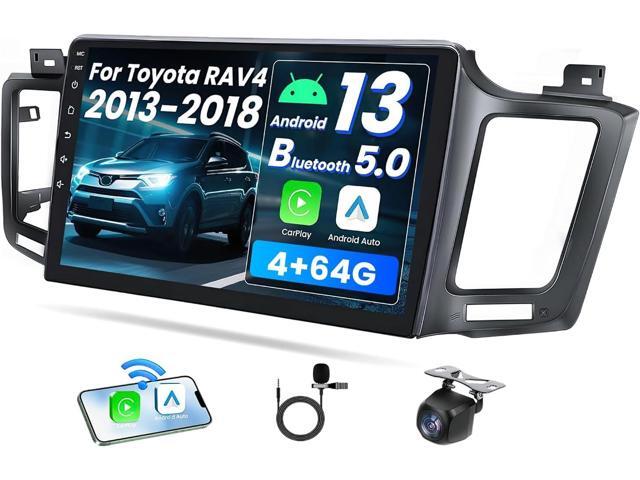Car Radio Stereo for Toyota RAV4 2013-2018: 4GB+64GB Wireless Carplay & Android Auto 1280 * 800 IPS Touch Screen Upgrade Android 13 Car Stereo with...