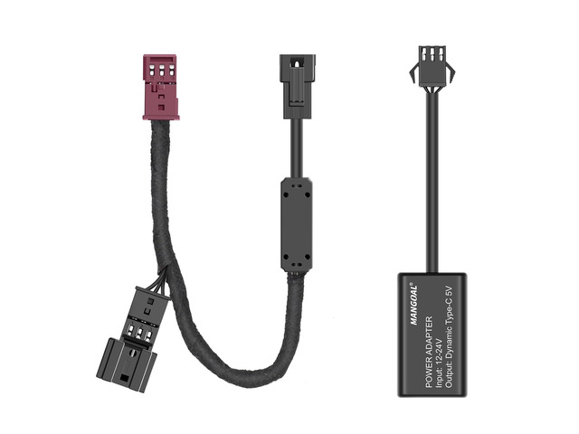 Dash Cam Power Adapter for BMW with 3-Pin Rain Sensor Hidden Cable Kit for GPS Radar Mirror Camera, Plug & Play Only Fits for Vehicles with 3-Pin...