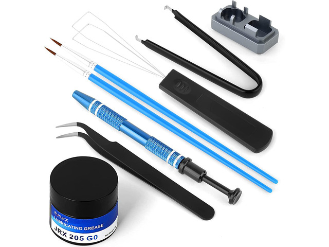 Keyboard Lube Kit JRX 205G0 0.53oz/15g for Mechanical Lube, Switch Opener MX Kailh Gateron Switch,Keyboard Tools with Keycap Puller (RJ-074)