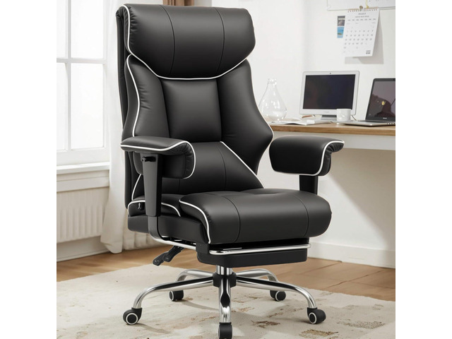 COMHOMA Big and Tall Office Chair 400lbs High Back Gaming Chair with Ergonomic Lumbar Support & Pocket Spring Cushion for Lower Back Pain Relief,...