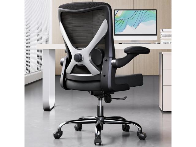 Ergonomic Office Chair - X-Shaped Computer Desk Chairs Comfy, Mesh High-Back Gaming Chair with Adjustable Lumbar Support, Executive Task Chair for.