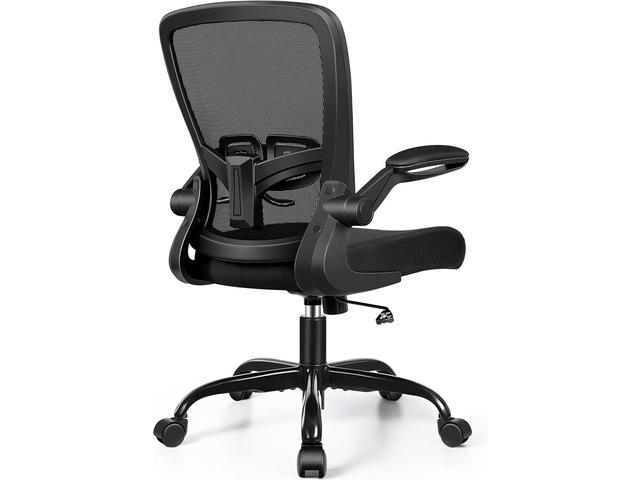 FelixKing Office Chair - Ergonomic Desk Chair with Adjustable Height, 360° Swivel, Flip-up Armrests, Flexible Tilt, Comfy Breathable Cushion and...