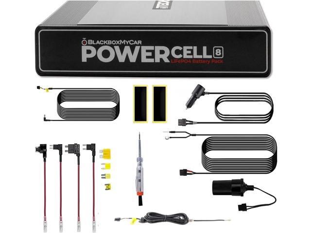 BlackboxMyCar PowerCell 8 Dash Cam Battery Pack (with Spliced Hardwiring Kit for Thinkware Dash Cams)