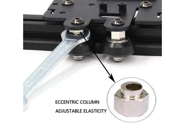 Ender 5 pro Direct Drive Upgrade Kit Aluminum Alloy Plate with 4pcs Pulleys Easy Print TPU Flexible Filament for Ender 5 Pro/Ender 5/Ender 5 Plus...