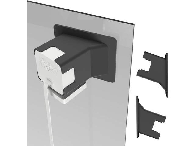 Teccle 2 Pack Angled Window Mount for Wyze Cam v4 Cam V3, 20 Degrees Tilt ( Up/Down/Left/Right ) Turn Wyze Camera into a Window Camera for Outdoor...