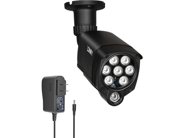 LONNKY LED IR Illuminator Wide Angle 8-LEDs 90 Degree 100Ft IR Infrared Flood Light for CCTV Security Cameras, IP Camera, Bullet Camera, Dome...