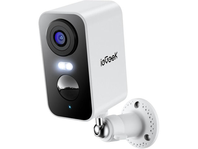 ieGeek Security Cameras Wireless Outdoor, 2K 3MP Battery Powered WiFi Security Camera with Spotlight & Siren Alarm, 2-Way Audio, Color Night...