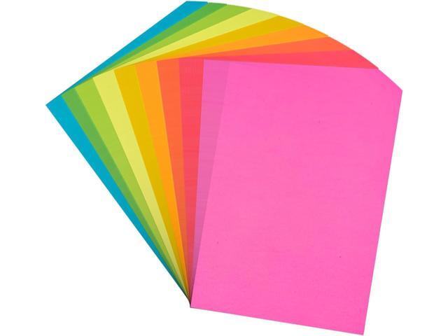 Colored Print & Copy Paper 8.5x11 Inches,180 Sheets 9 Colors Pastel A4 Printer Paper 20 lb/90GSM Colored Multipurpose Computer Pastel Paper for.