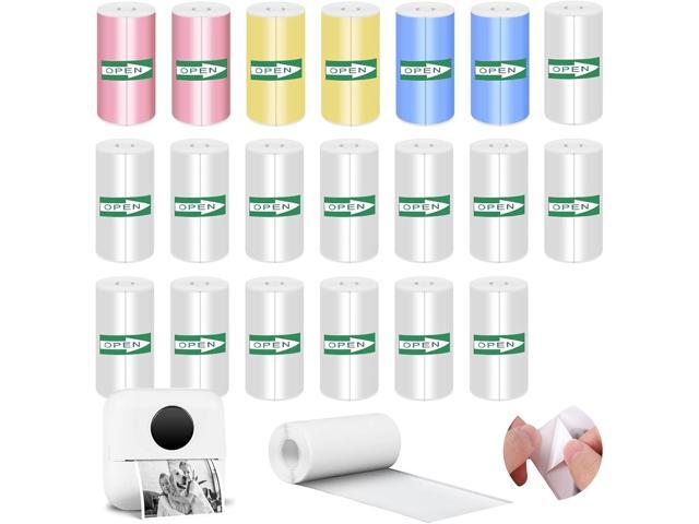 20PCS Mini Printer Paper,Thermal Sticker Paper,Self-adhesive,Mini Thermal Printer Paper,Mini Photo Printer Labels,For Photos,To-do...