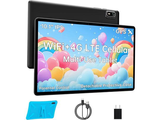 HAOVM Tablet 10 inch Android 14, 4G SIM Unlocked, Kid Tablet with SIM Card Slot, IPS Touch Screen, 2.0GHz Fast Processor, 3GB+32GB+TF.