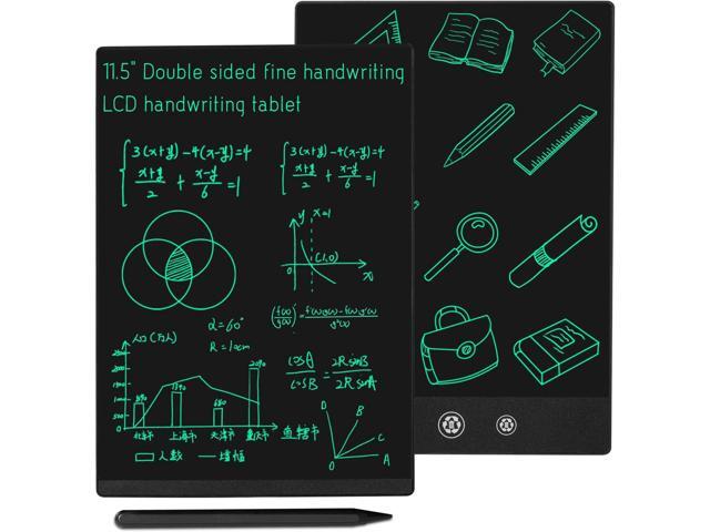 LCD Writing Tablet 11.5 Inch Double Display, Bezel-Free Two-Sided Reusable Electronic Drawing Pad with Case, Ultra-Slim Digital Notepad for Adults.