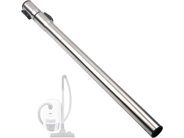 Replacement Extension Wand,Compatible with Miele C1 C2 C3 Tube,Non Electric Telescope Metal Tube Stainless Wand,1 3/8' Central Vacuum Cleaner OEM