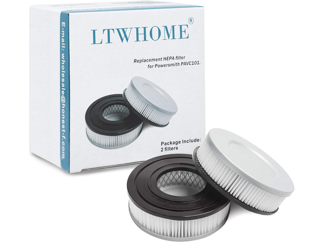 Replacement Ash Vacuum Motor Filter Fit for Powersmith PAVC101(Pack of 2)