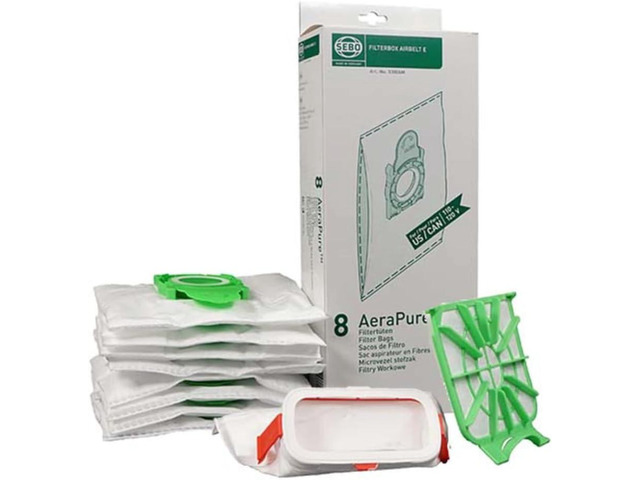Sebo Vacuum Service Box E with (8 bags, 1 microfilter, 1 exhaust filter)