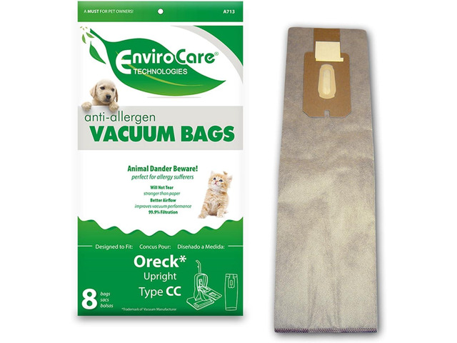 EnviroCare Replacement Vacuum Bags Designed to Fit Oreck Type CC, XL. Fits All XL7, XL21, 2000's, 3000's, 4000's, 8000's, 9000's Series Model...