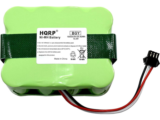HQRP Battery Compatible with bObsweep Bobi Classic, BObi Pet Robotic Vacuum Cleaner, 00 Series, OO Series 017144-TN, BQBS1000, BQBS1003