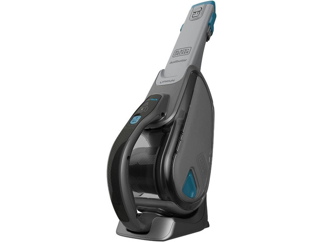 BLACK + DECKER DVJ325BF Portable Vacuum Cleaner - Portable Vacuum Cleaners (Dry, Bagless, Lithium-Ion (Li-Ion), Cyclonic, Blue, Grey, Plastic)