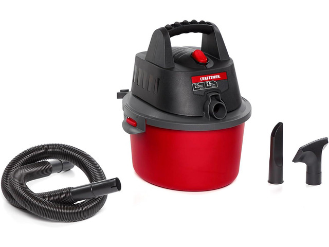 CRAFTSMAN CMXEVBE17250 2.5 Gallon 2.5 Peak HP Wet Dry Shop Vacuum