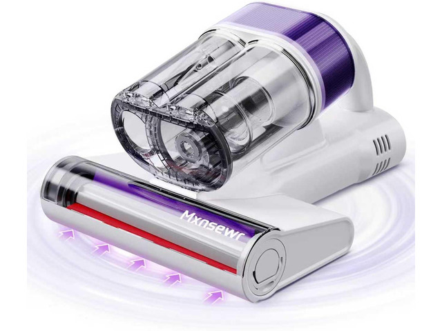 Mattress Vacuum Cleaner, Bed Vacuum with 18Kpa Suction & 253.7nm UV-C Light