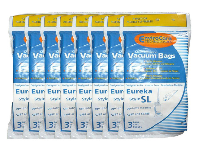 EnviroCare Replacement Micro Filtration Vacuum Cleaner Dust Bags for Eureka, Electrolux and Sanitaire Style SL Uprights 24 Bags