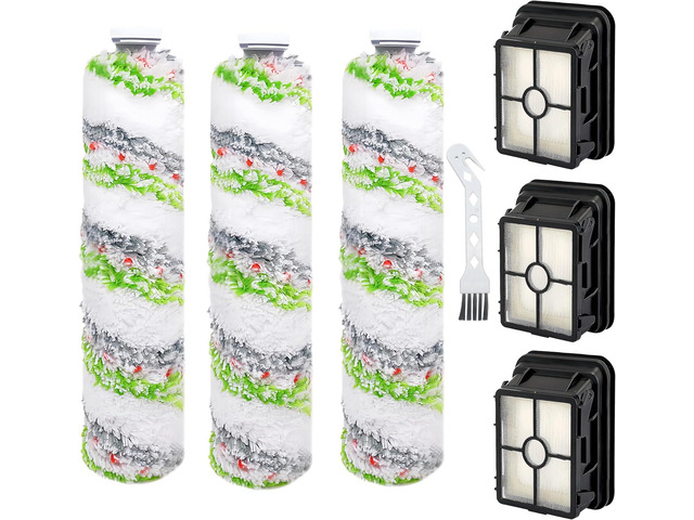 Brush Rolls and Filters Replacement for Bissell CrossWave 2554 & HydroSteam