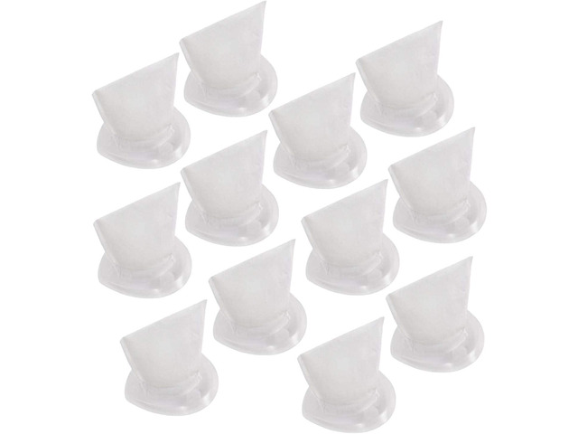 HQRP 10-pack Filter compatible with Black+Decker HNV115B, HNV115J, HNV215B, HNV220B series Hand Vac Vacuum Cleaners, EVF100 Replacement