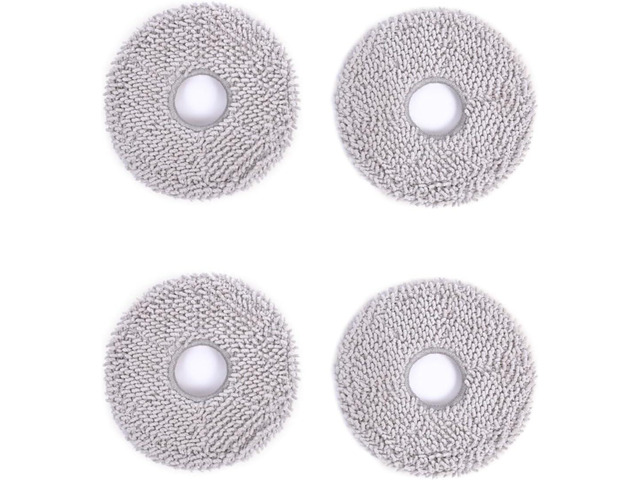 ECOVACS Washable Mopping Pads 4 PCS - For DEEBOT X1Series Omni Models, Gray