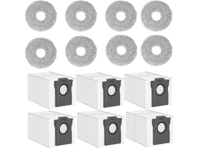 Dust Bags and Mop Pads Replacement parts for Mova P70 Pro Ultra / V50 Ultra