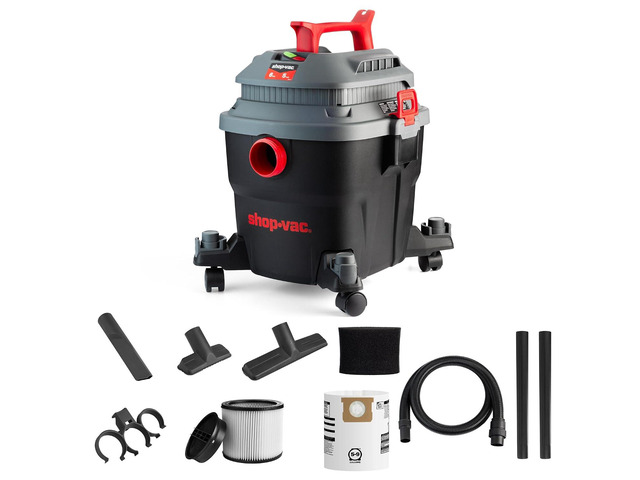 Shop-Vac 5430097 6 Gallon 5 Peak HP Wet/Dry Vacuum with Blower Function