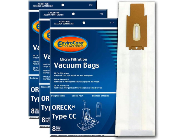 EnviroCare Replacement Micro Filtration Vacuum Cleaner Bags made to fit Oreck Type CC, XL. Fits: XL7, XL21, 2000, 3000, 4000, 8000, 9000 series and...