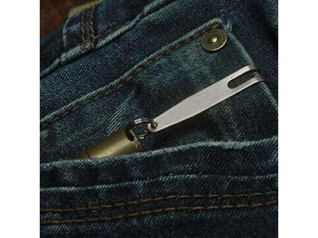 Stainless Steel Pocket Bag Suspension Clip EDC Outdoor Camping Quicklink Tool