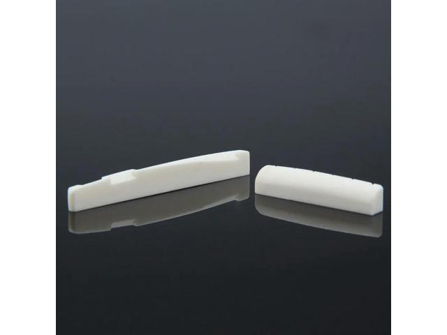 6 String Guitar Bridge Saddle Nut for Acoustic Guitar Buffalo Bone Bridge Folk Guitar Replacement Spare Part Guitar Accessories