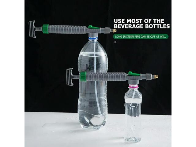 Garden Sprayer Gardening Watering Sprayer High Pressure Air Pump Sprayer Drink Bottle Spray Head Nozzle Garden Watering Tools