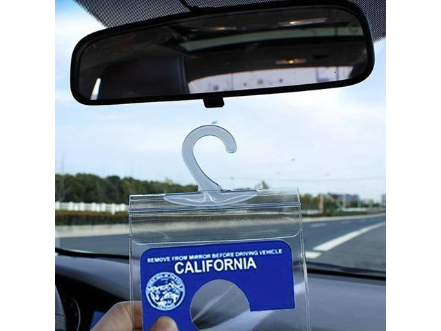 Disabled Parking Permit Placard Protective Cover Ultra Transparent Parking Placard Protector Handicap Placard Holder for Auto