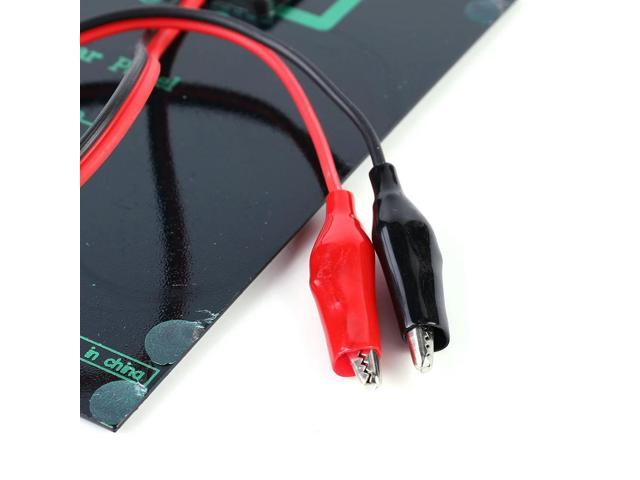 5W 12V Portable Solar Panel Waterproof Solar Charging Panel DIY Polysilicon Solar Epoxy Cell Charger for 9-12V Charging