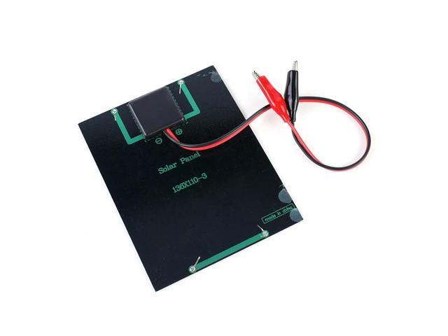 5W 12V Portable Solar Panel Waterproof Solar Charging Panel DIY Polysilicon Solar Epoxy Cell Charger for 9-12V Charging