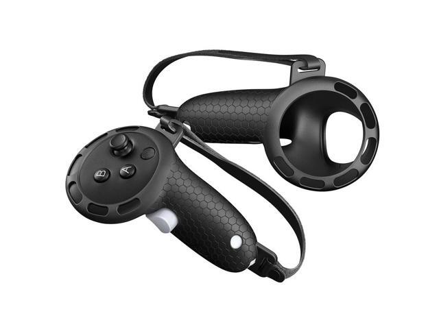 Silicone Controller Grips with Adjustable Hand Strap Non-Slip Handle Cover Grips Cover for Quest 3S/Quest 3 VR Accessories