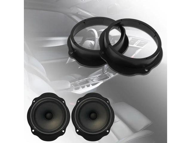 2pcs 6.5in Ring Adapter Plates Universal Mounting SpAdaptor Ring Mounting Bracket Adapter Plates for Ford Focus