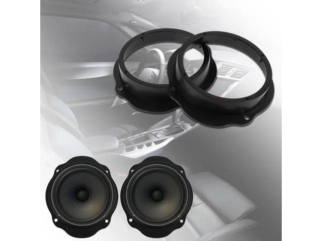 2pcs 6.5in Ring Adapter Plates Universal Mounting SpAdaptor Ring Mounting Bracket Adapter Plates for Ford Focus