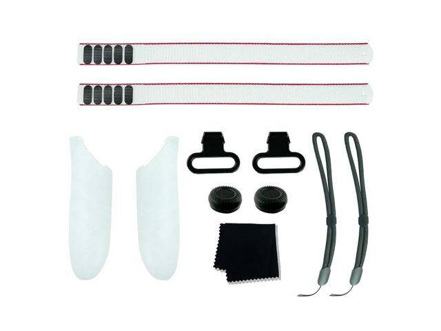 Accessories Pack Adjustable Active Straps Replacement Kit l Ring Buckle Joystick Caps for Quest 3 VR Controller Grips