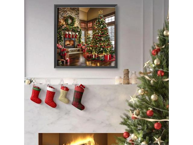 40x40cm Diamond Painting DIY Rhinestone Pictures Full Round Drill Diamond Mosaic Embroidery Wall Decor Xmas Unique Gift No frame