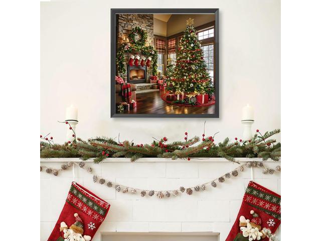 40x40cm Diamond Painting DIY Rhinestone Pictures Full Round Drill Diamond Mosaic Embroidery Wall Decor Xmas Unique Gift No frame