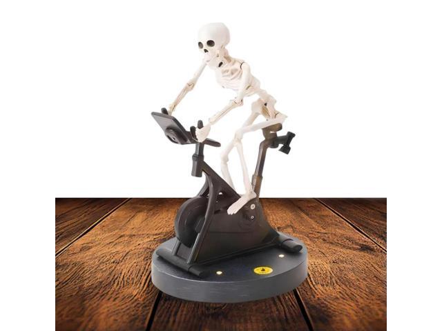Resin Skeletons Statue Halloween Skeleton Decorations Skeleton Riding An Exercise Bike Halloween Decorations