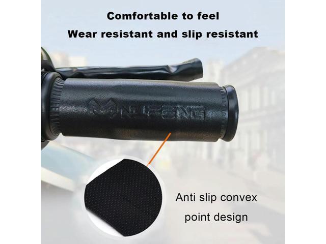 Heated Motorcycle Handlebar Grips Warmer USB Anti Slip Scooter Moped Bar Hand Warmer 6 Gear Waterproof with Switch Hot Handlebar