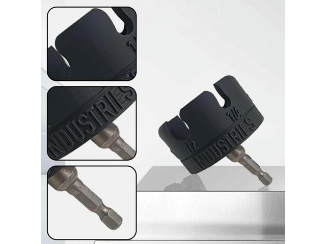 Nut Zip Drill Attachment Multifunction Nut Drill Bit Socket Slotted Wing Nut Spinning Drive Kit for Fast Nut and Bolt Removal