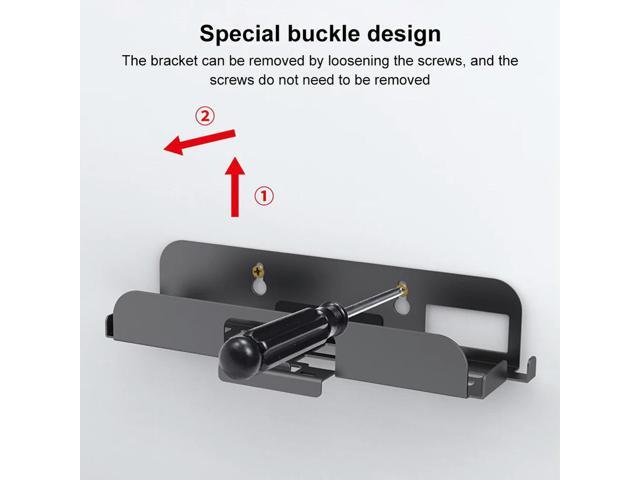 Wall Mount Host Stand for Switch 2 Game Console Game Console Wall Mounted Holder Bracket Wall Stand Holder with Controller Hook