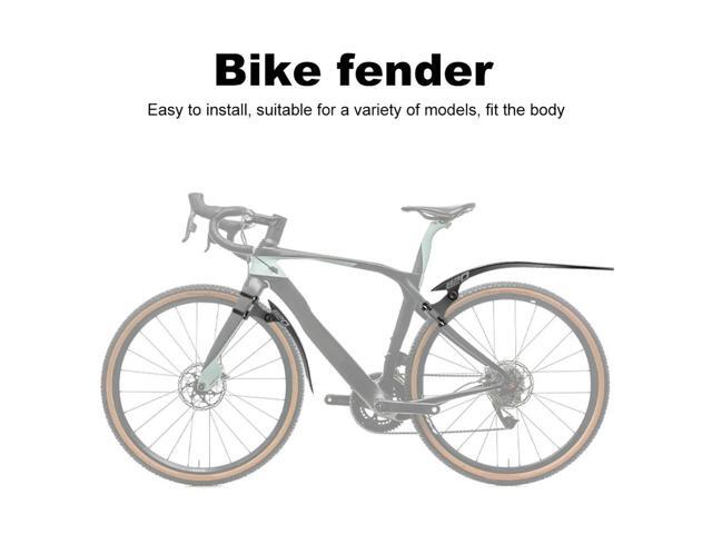 Cycling Mud Flaps Strong Toughness Bike Tire Wheel Mudguard Adjustable Road Bike Wheel Fenders for Front Rear Wheels Below 50mm